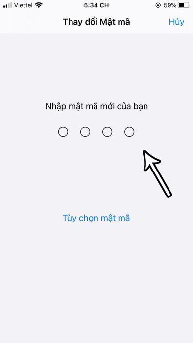 Cách đặt mật khẩu 4 số cho iPhone