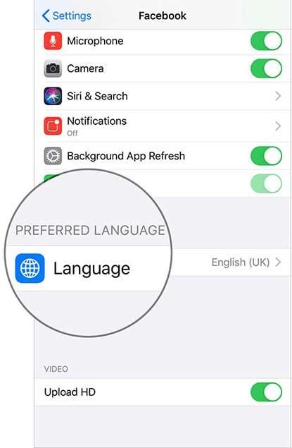 Hướng dẫn đổi ngôn ngữ ứng dụng trên iOS 13