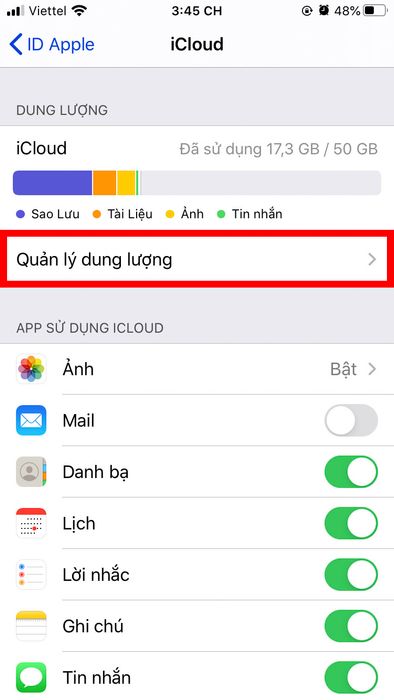 Cách xoá các bản sao lưu iCloud để giải phóng dung lượng cho iPhone và iPad