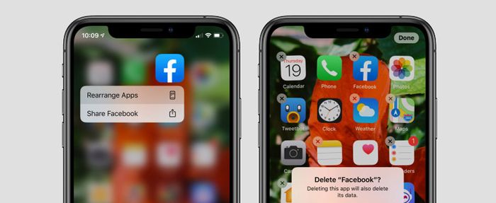 Hướng dẫn xóa ứng dụng trên iOS 13