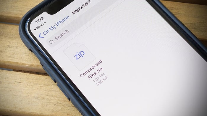 Cách nén và giải nén file trên iOS 13 cho iPhone