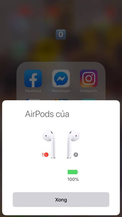 AirPods chỉ nghe được một bên