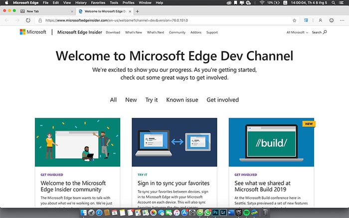 Microsoft Edge đã có sẵn để tải về trên macOS, mời bạn trải nghiệm ngay.