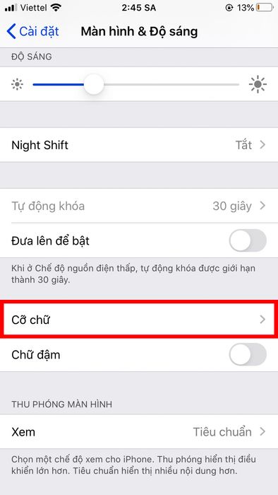 Bí quyết chỉnh kích thước chữ trên iPhone và iPad