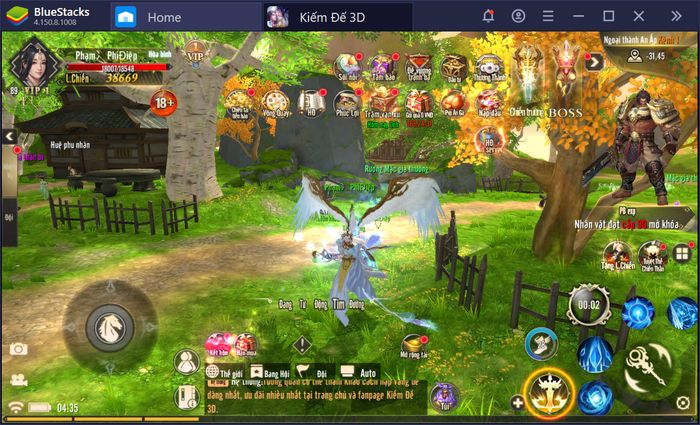 Tung hoành ngang dọc thỏa sức anh tài trong Kiếm Đế 3D với BlueStacks