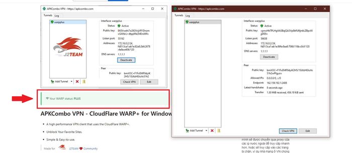phần mềm Warp trên máy tính - phiên bản 6