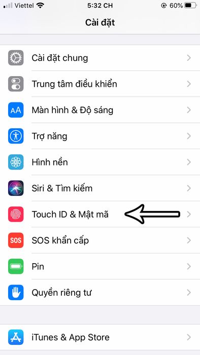 Cách tạo mật khẩu 4 số cho iPhone/iPad