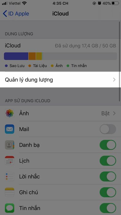 Để huỷ gia hạn iCloud trên iPhone, iPad, Mac