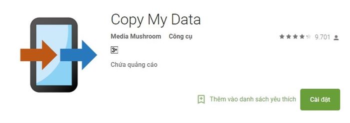chuyển dữ liệu từ iPhone sang Android