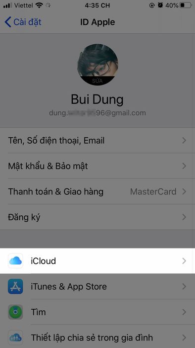 Để huỷ gia hạn dung lượng iCloud trên iPhone, iPad, Mac