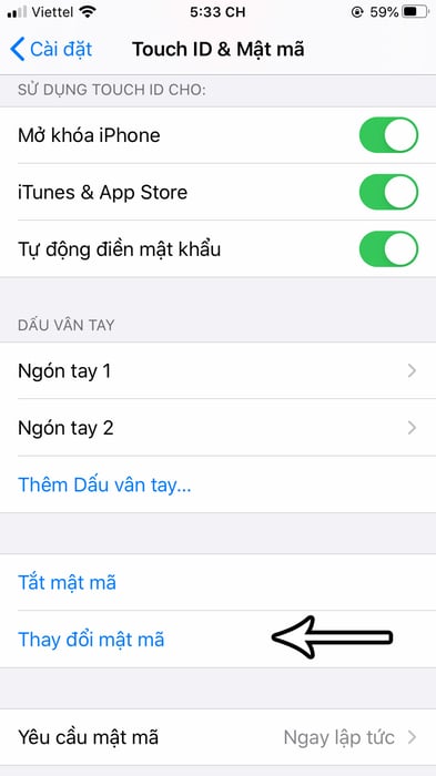 Cách thiết lập mật khẩu 4 số cho iPhone/iPad