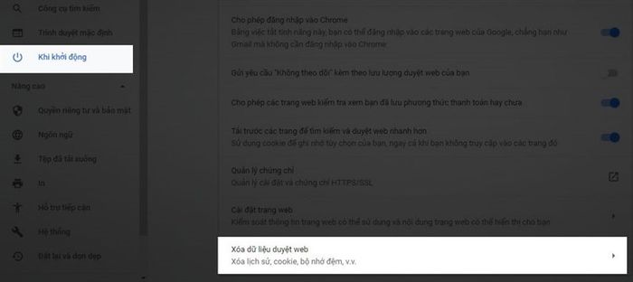 Duyệt web trên Google Chrome