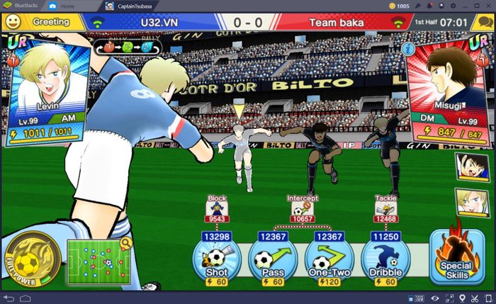 Captain Tsubasa: Dream Team - Trò chơi hấp dẫn trong mùa World Cup 2018 khi chơi trên BlueStacks