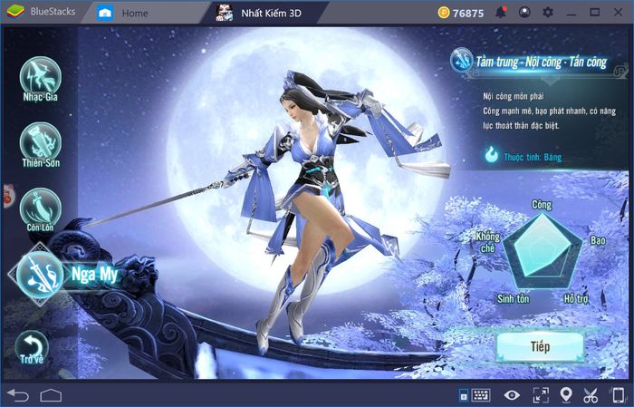 Trải nghiệm game Nhất Kiếm Giang Hồ với BlueStacks