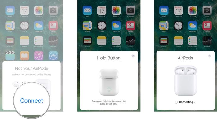 Kết nối AirPods
