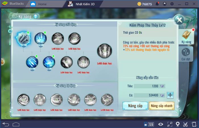 Trải nghiệm chơi Nhất Kiếm Giang Hồ với BlueStacks