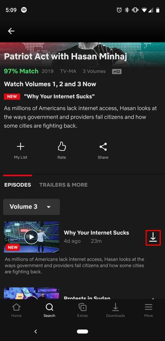 Hướng dẫn tải phim và chương trình TV trên Netflix