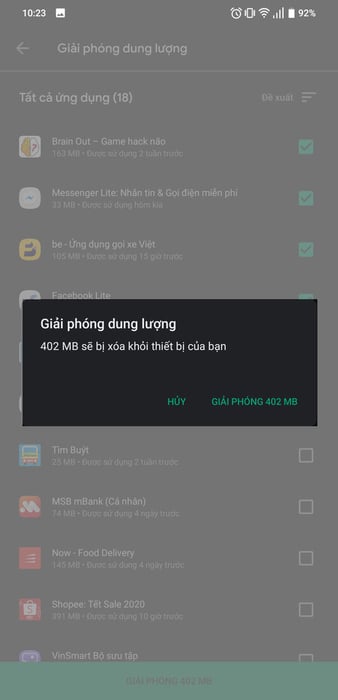 xóa ứng dụng trên Google Play