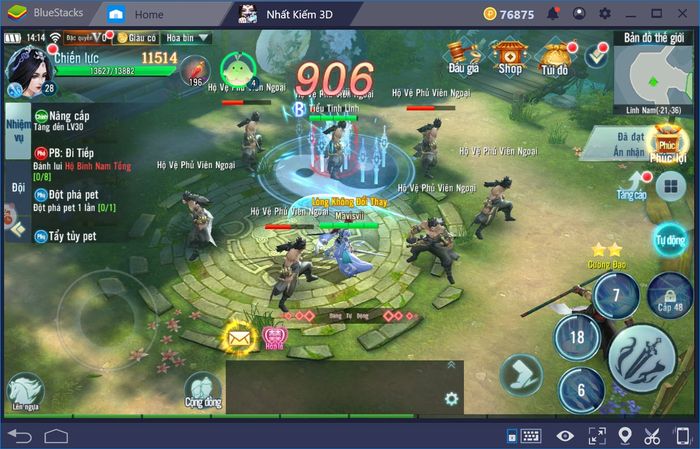 Trải nghiệm chơi Nhất Kiếm Giang Hồ với BlueStacks