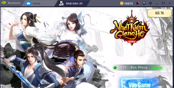 Trải nghiệm game Nhất Kiếm Giang Hồ cùng BlueStacks