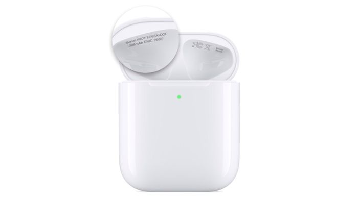 Xác minh số serial của AirPods