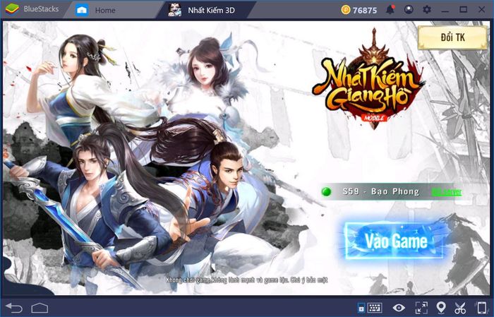 Trải nghiệm game Nhất Kiếm Giang Hồ với BlueStacks