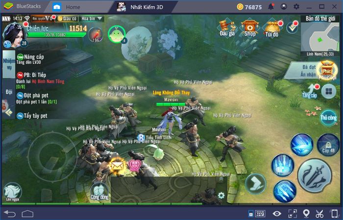 Trải nghiệm chơi game Nhất Kiếm Giang Hồ với BlueStacks