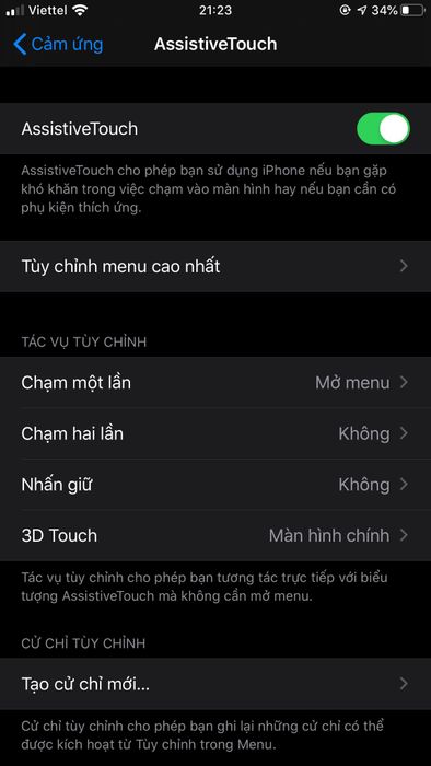 Hướng dẫn chi tiết cách bật nút HOME ảo trên iOS 13 cho iPhone