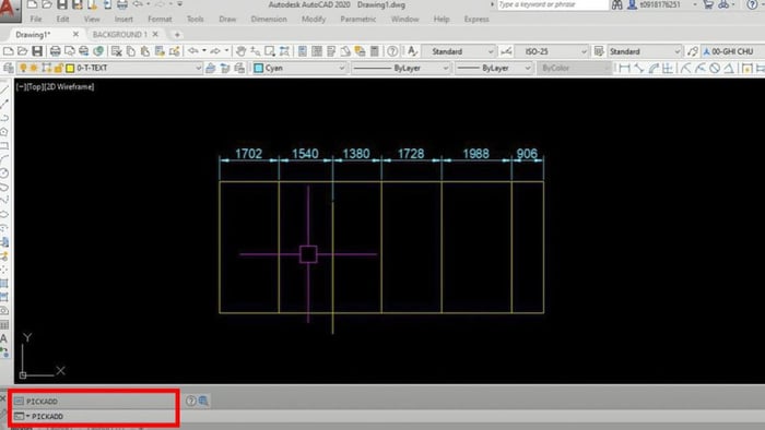 Cách khắc phục Autocad bị lỗi không thể chọn nhiều đối tượng cùng lúc - Bước 1