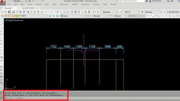 Cách xử lý lỗi Autocad bị nhảy kích thước - Bước 3