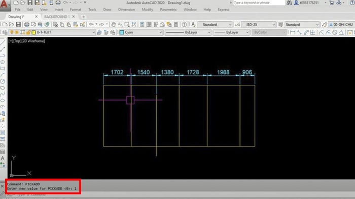 Cách khắc phục Autocad bị lỗi không thể chọn nhiều đối tượng cùng lúc - Bước 2