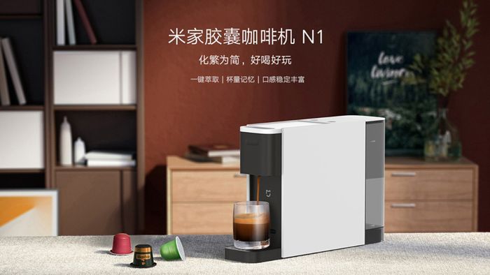 Xiaomi ra mắt máy pha cà phê Mijia Capsule Coffee Machine N1