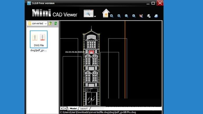 Chuyển đổi PDF sang định dạng CAD với AutoDWG