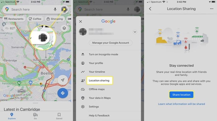 Hướng dẫn gửi vị trí trên Google Maps