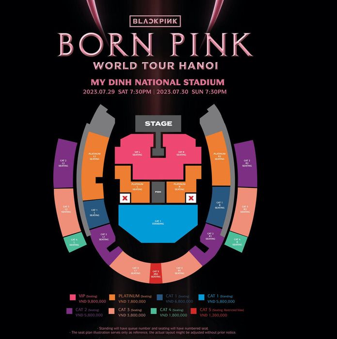 Công bố chính thức giá vé concert BORN PINK ảnh 1