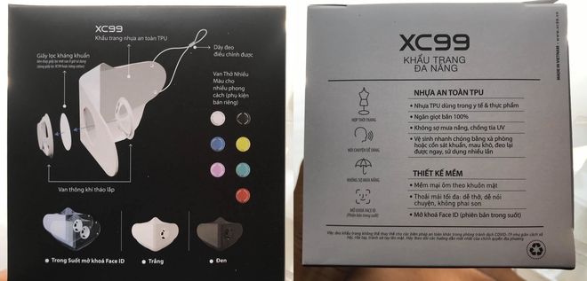 Dân mạng đang xôn xao với mốt khẩu trang nhựa trong suốt: Sản phẩm Made in Việt Nam, chống được giọt bắn, hoàn toàn tương thích với Face ID - Hình ảnh 3.