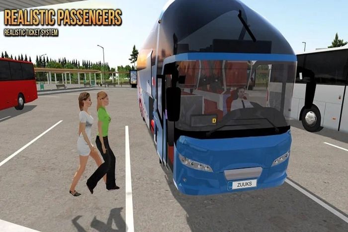 Mô hình xe buýt trong Bus Simulator Ultimate 9