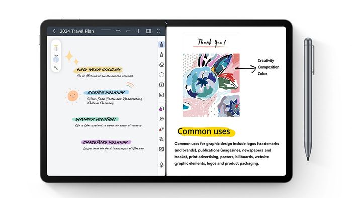 Huawei MatePad SE 11 (2024) đi kèm với bút cảm ứng M-Pen lite