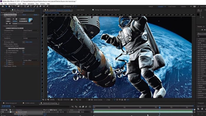 Adobe After Effects tạo ra các hình ảnh 3D ấn tượng