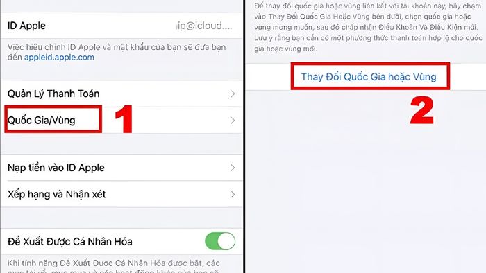 Cách thay đổi vùng ID Apple sang Hàn Quốc qua App Store - Bước 2