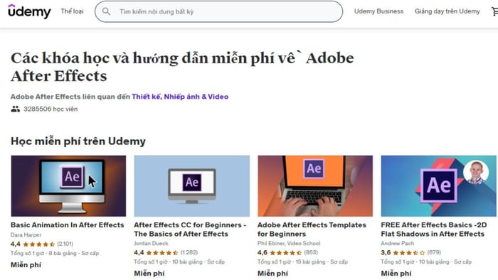 tài liệu về After Effects miễn phí để sử dụng