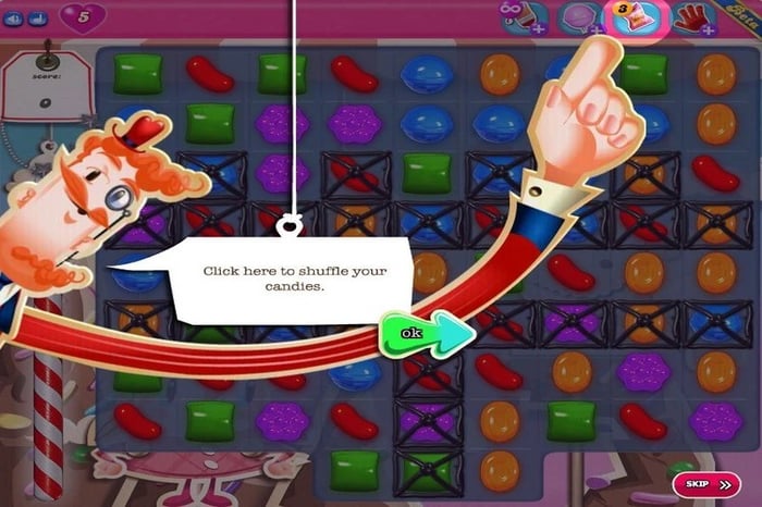 Candy Crush Saga mang đến các sự kiện và thử thách đặc biệt