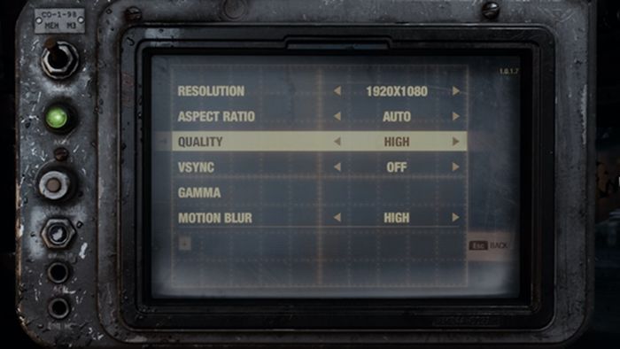 Thủ thuật giảm cài đặt trong Metro Exodus