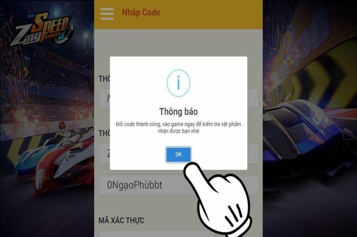 Mã code ZingSpeed Mobile số 9