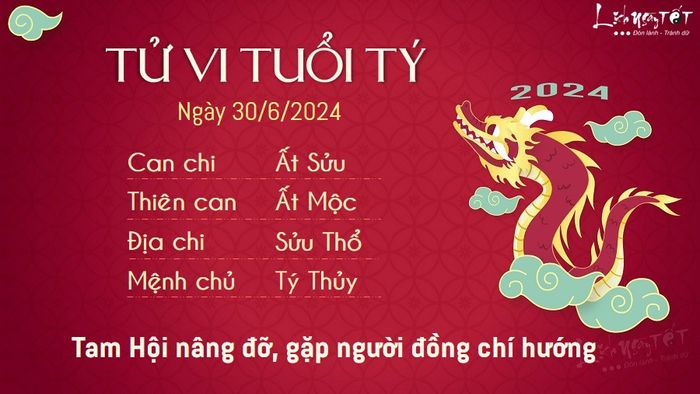 Tử vi hàng ngày 30/6/2024 - Tý