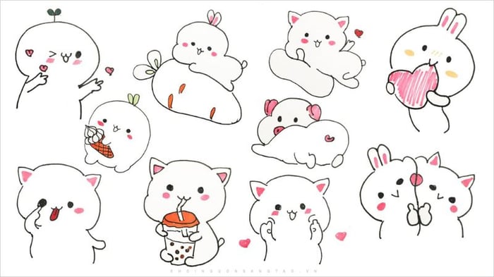 Tạo sticker từ con tim