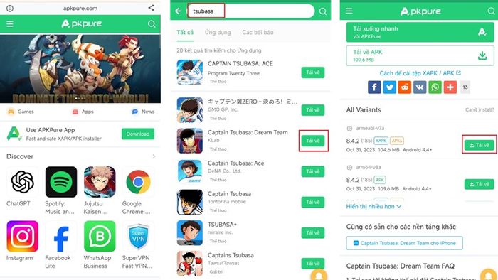 Hướng dẫn cài đặt Captain Tsubasa: Dream Team trên Android