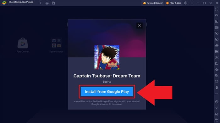 Hướng dẫn cài đặt Captain Tsubasa: Dream Team trên PC (phần 1)