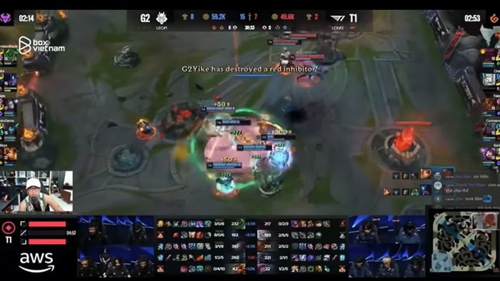 trận T1 vs G2 lượt 1