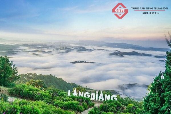 Majestic landscape from atop Langbiang